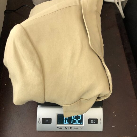 Clifford & Wills Silk Coat Women 10 Beige Button Up Notch Collar - Picture 13 of 13